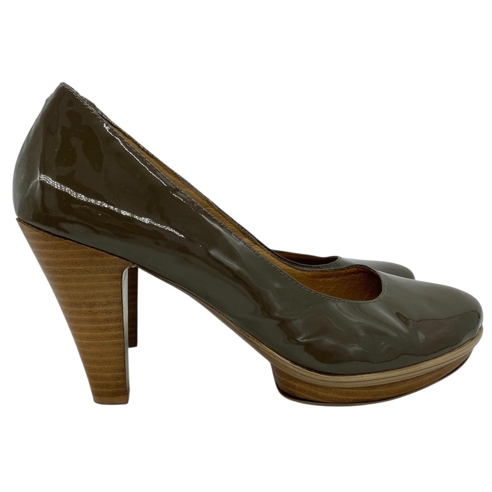 Sofft Ramona Patent Leather Platform Stacked Heel Pumps - Picture 4 of 11